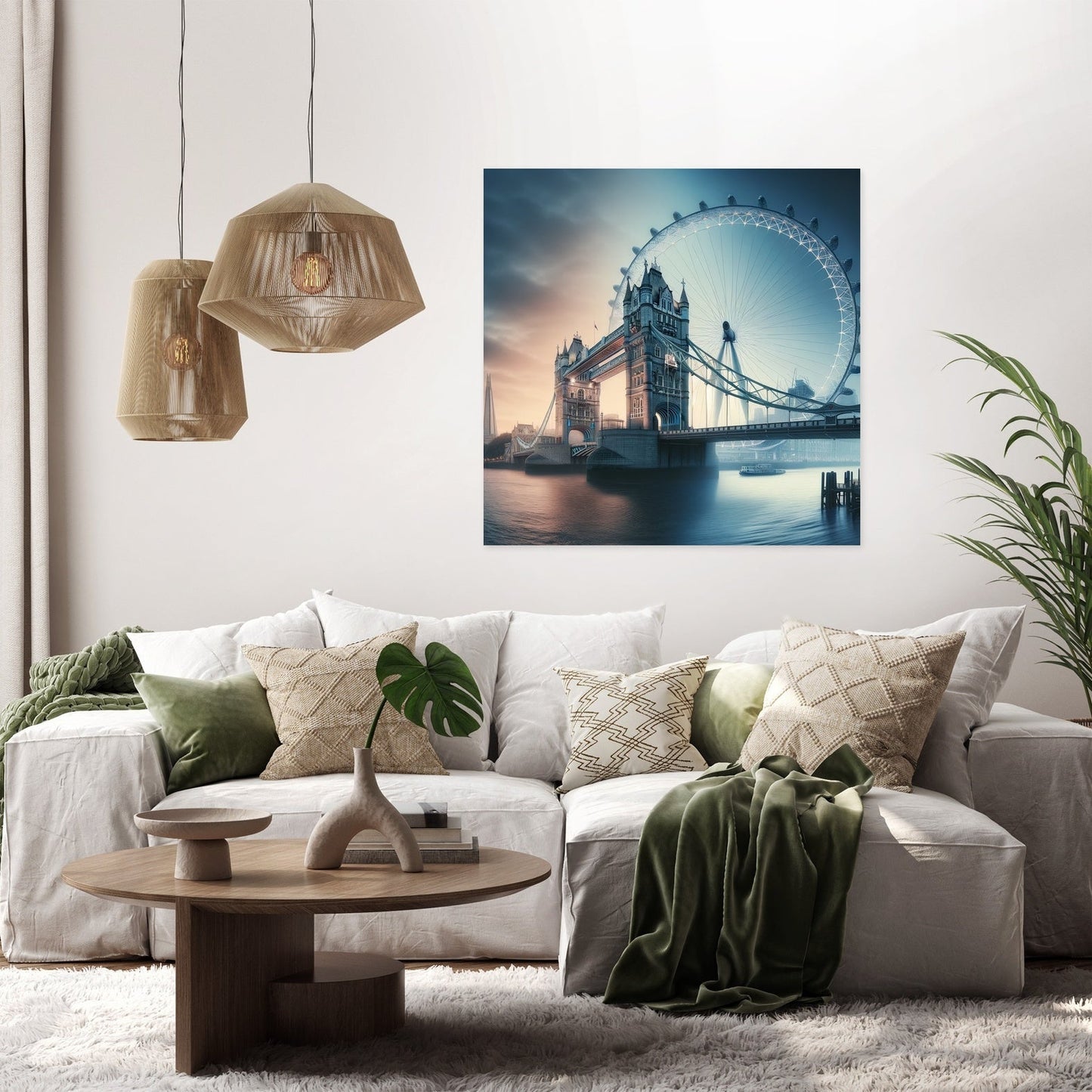 London Architectural Harmony Canvas