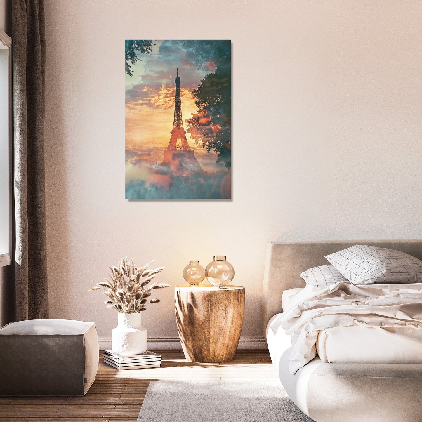 Parisian Dawn Chaos Canvas