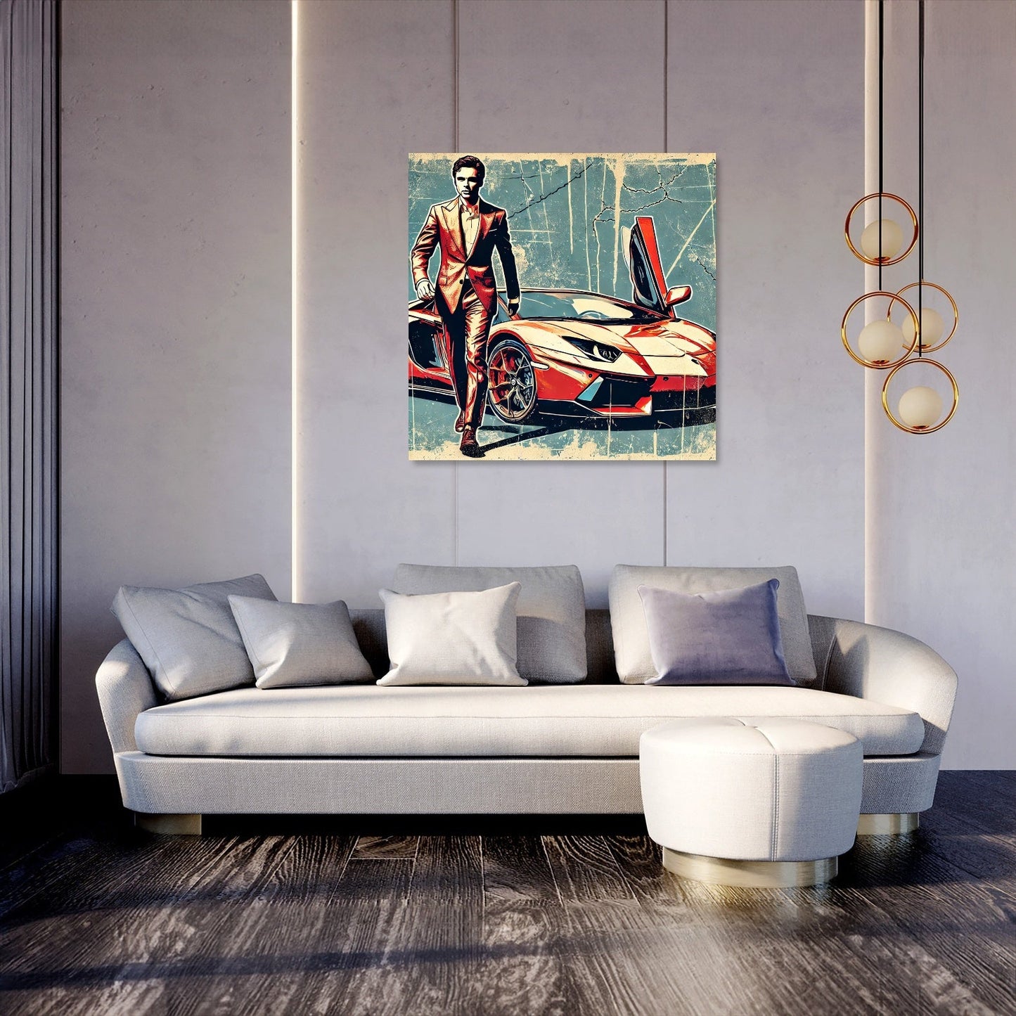 Hollywood Star Drive Canvas