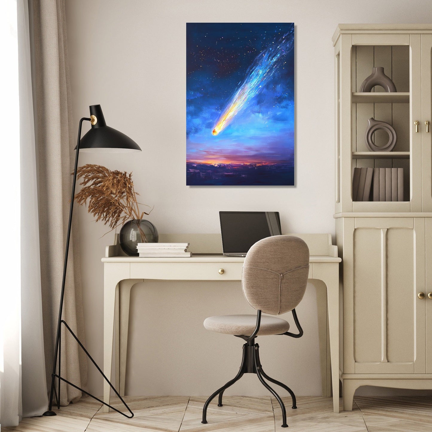 Celestial Dream Comet Canvas