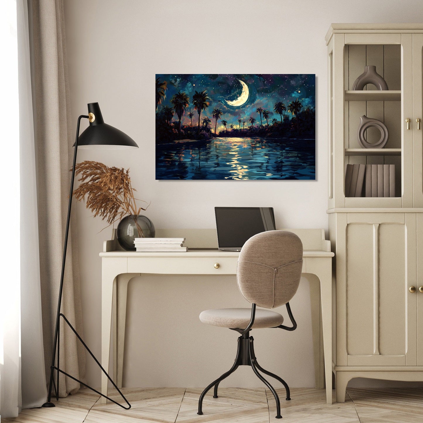 Moonlit Oasis Canvas