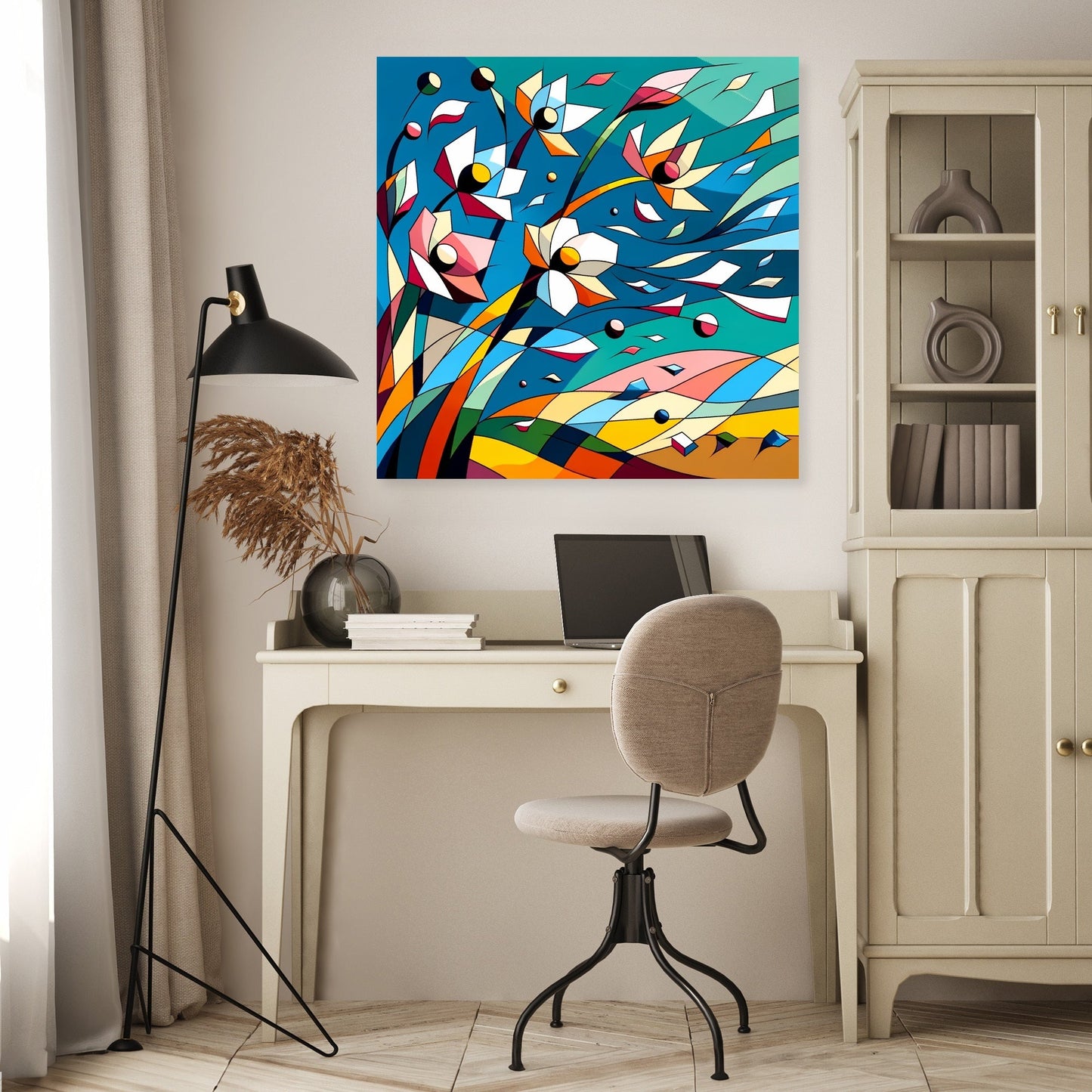 Breezy Petals Canvas