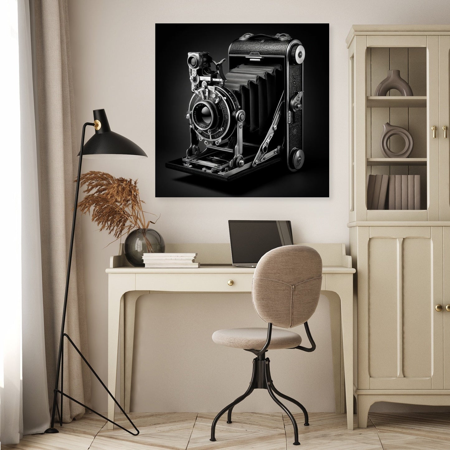 Antique Camera Elegance Canvas