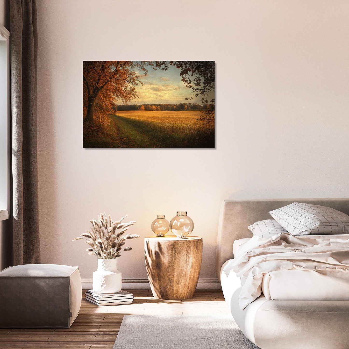 Golden Autumn Dusk Canvas