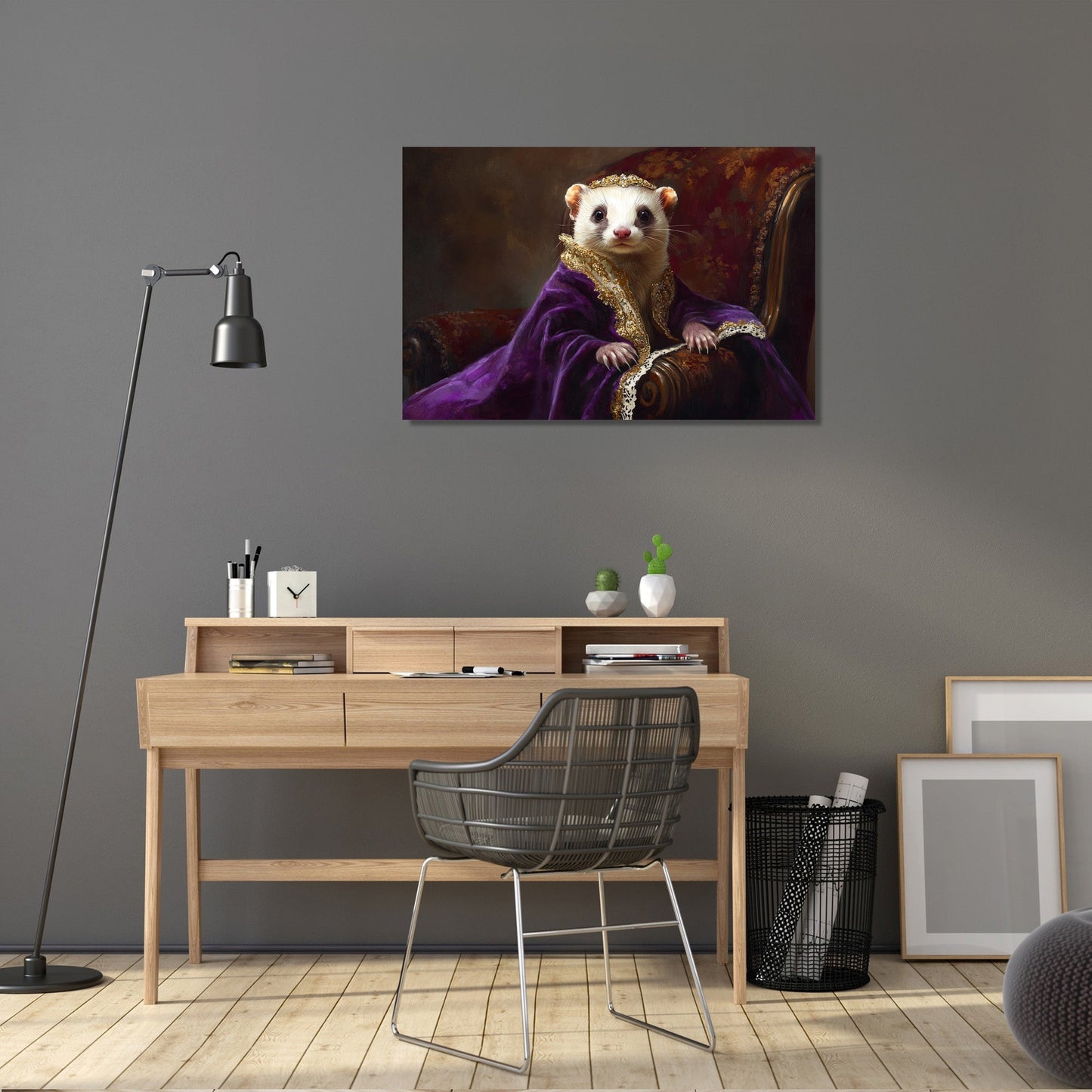 Regal Ferret Canvas