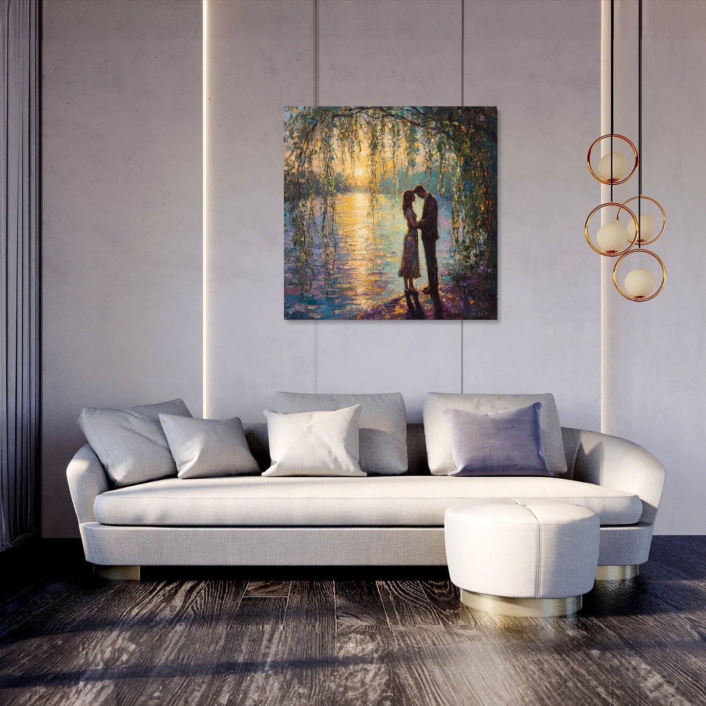 Me and You: Enchanted Lovers Canvas