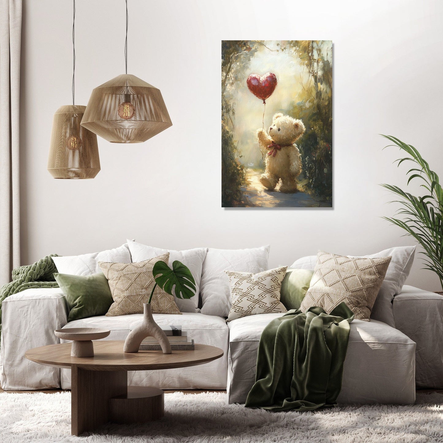 Enchanted Teddy Bear Canvas