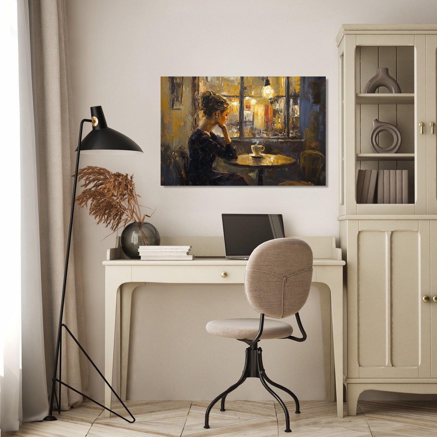 Dusk Coffee Moments Canvas