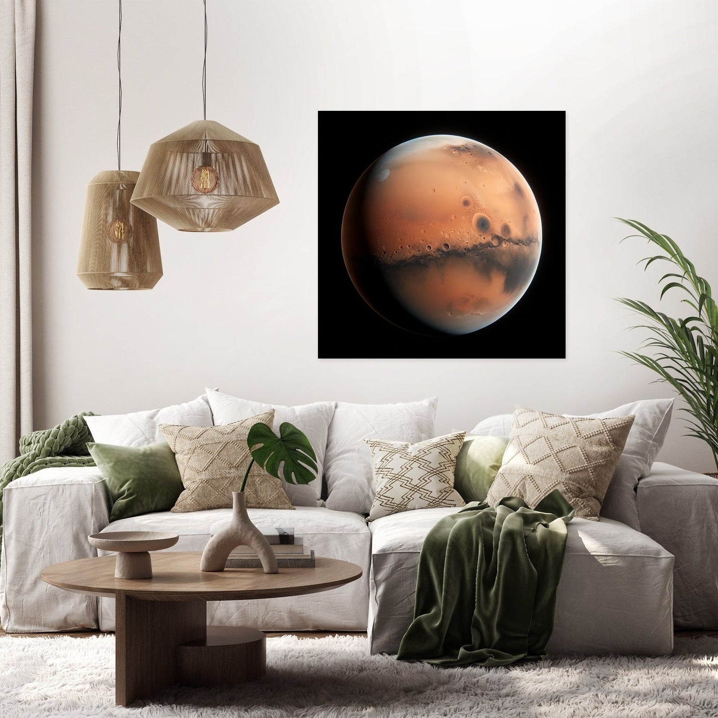 Mars' Nocturnal Mystery Canvas
