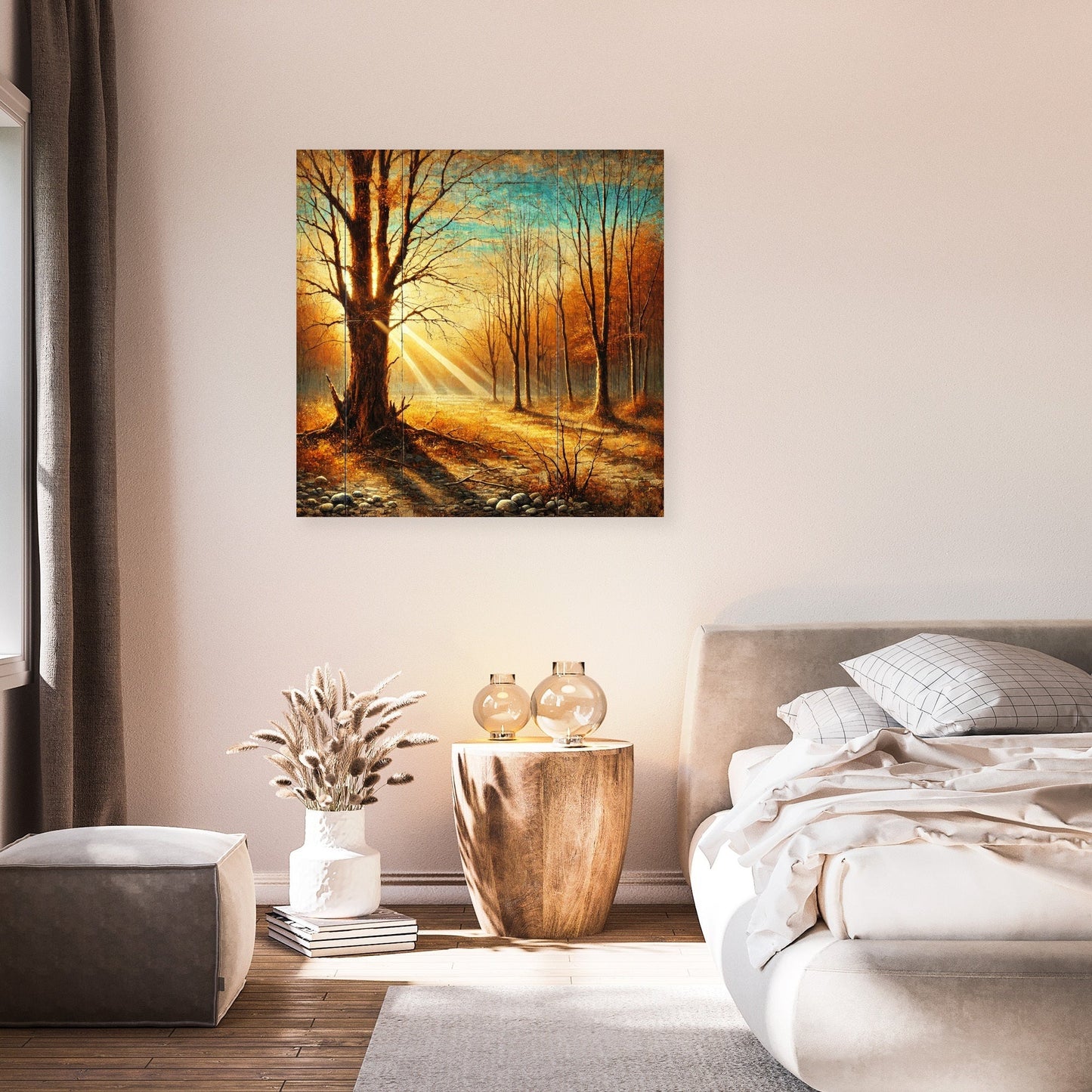 Rustic Autumn Glow Canvas