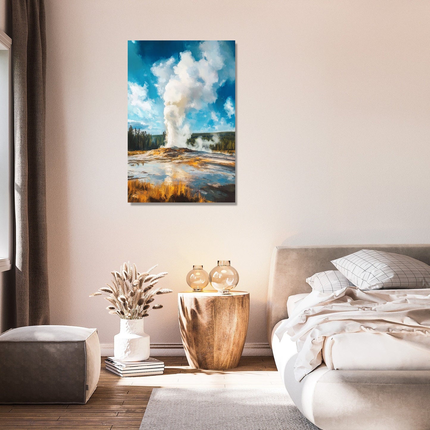 Yellowstone Geyser Canvas