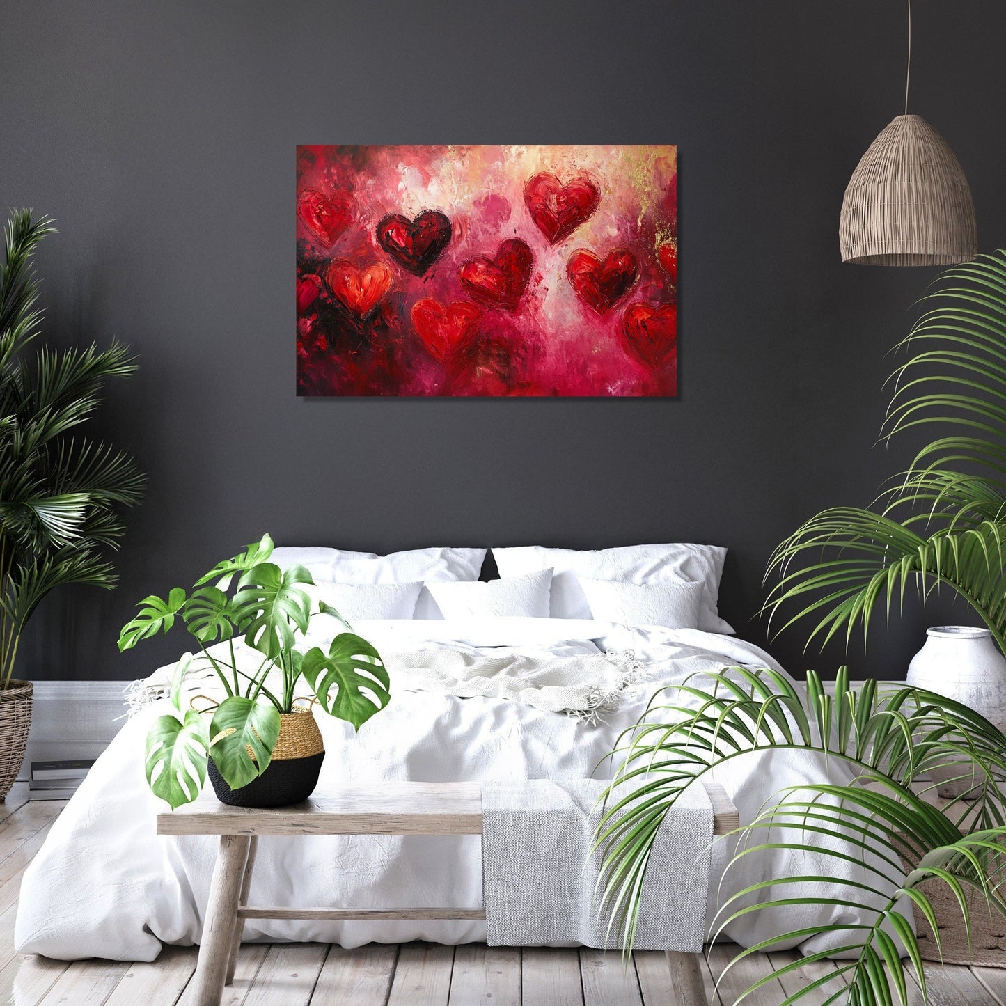 Radiant Heart Canvas
