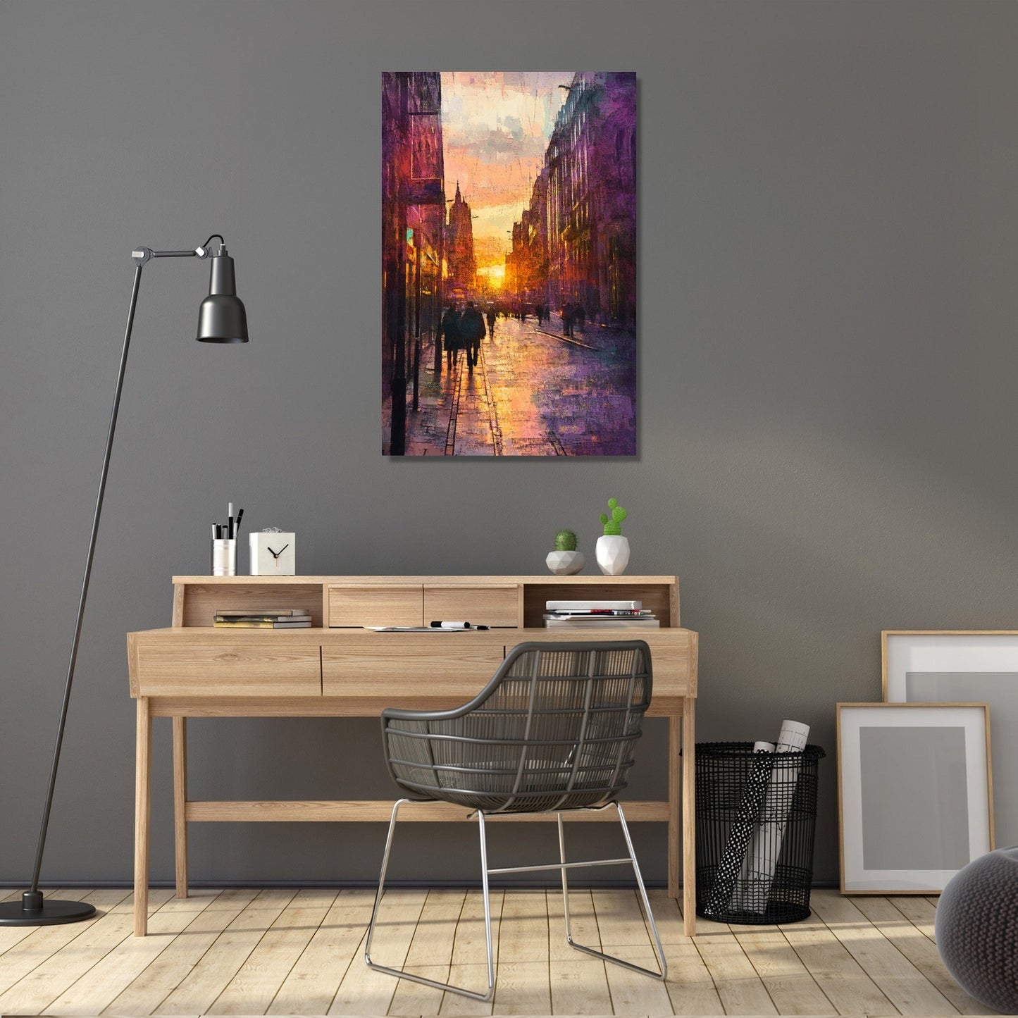 Hardman Street Sunset Canvas