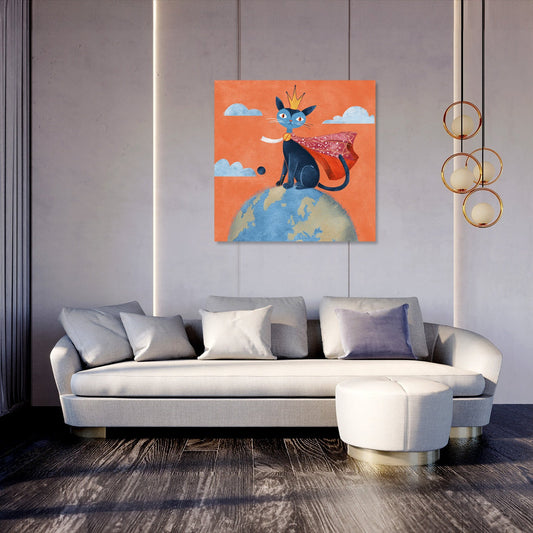 Majestic Cat Royalty Canvas