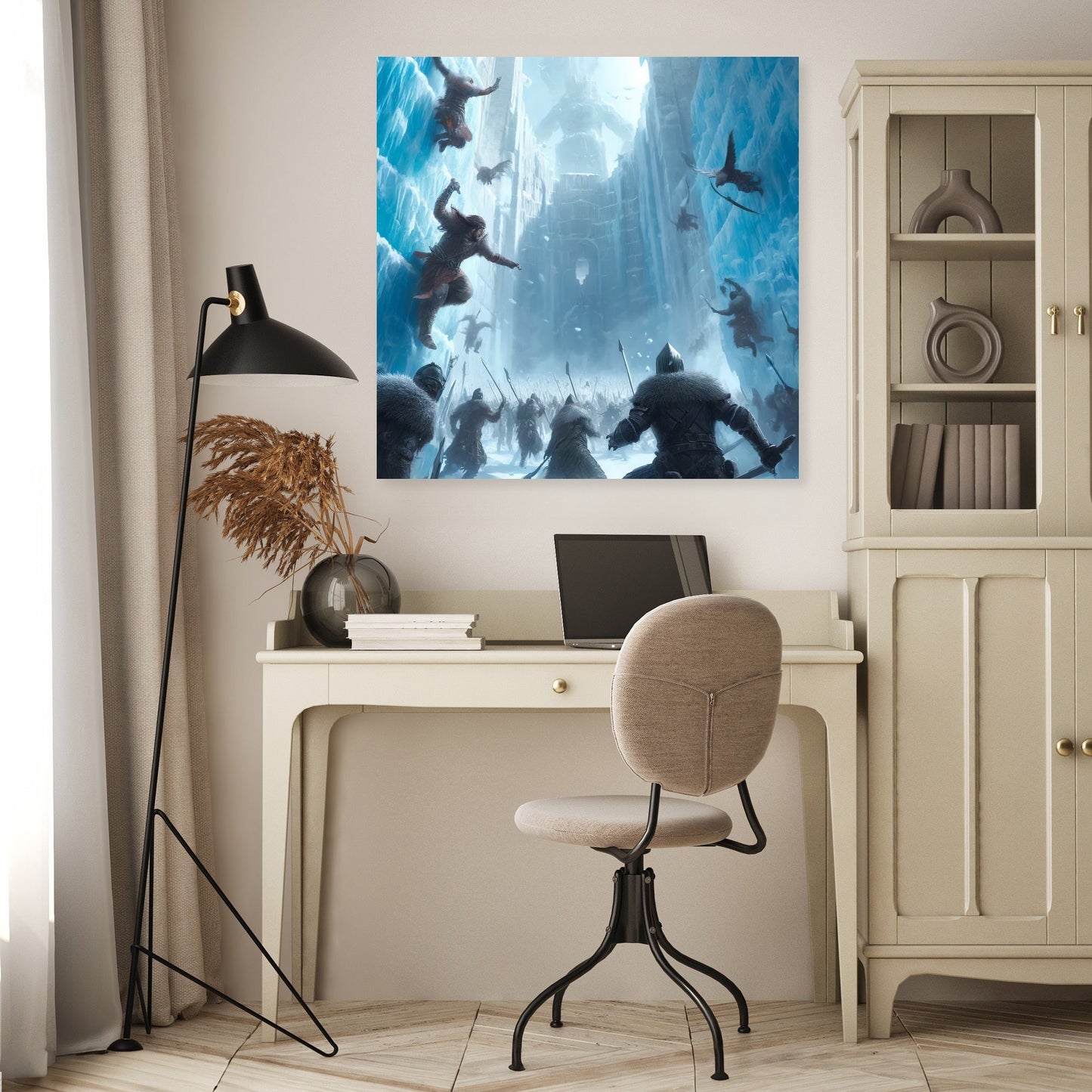 Siege of the Ice Fortress Canvas