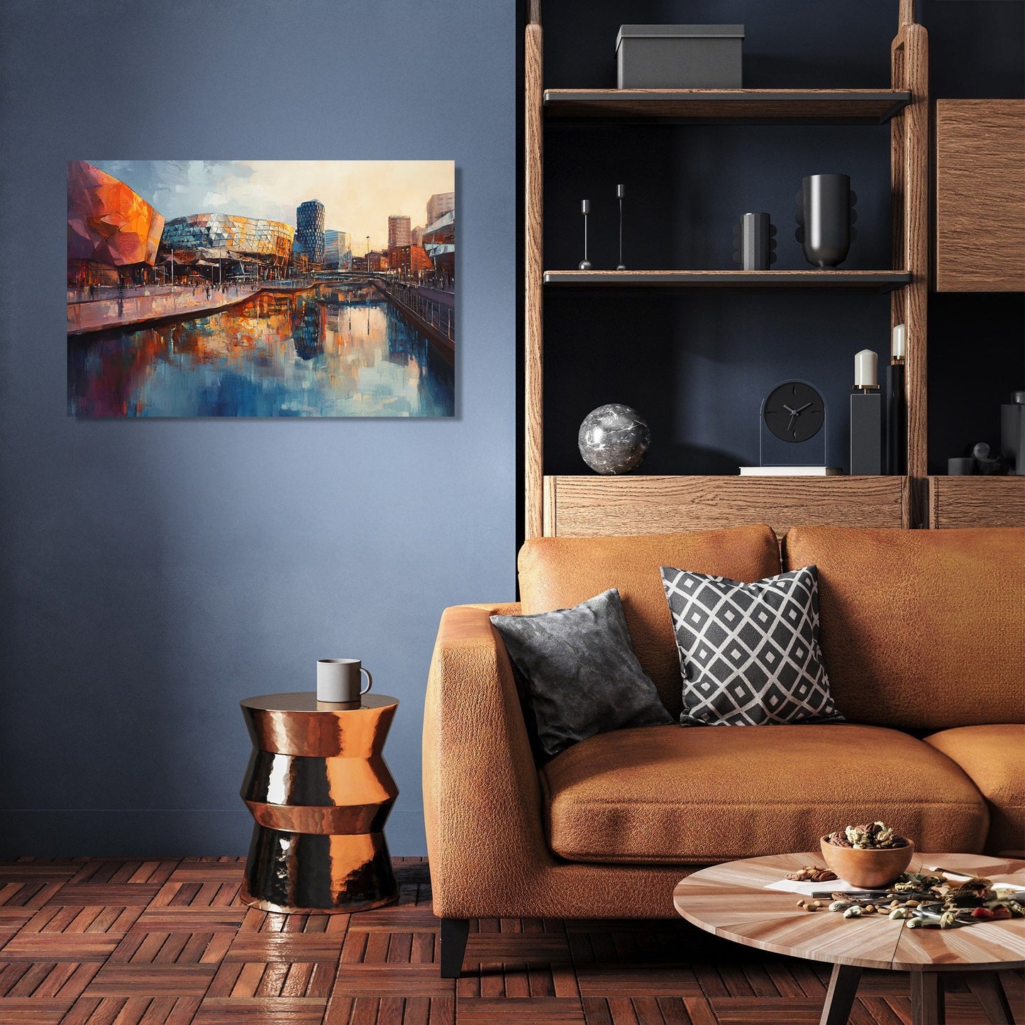 Birmingham Futurism Canvas