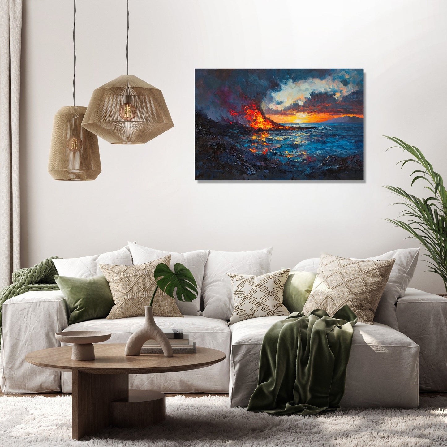 Volcanic Horizon Canvas