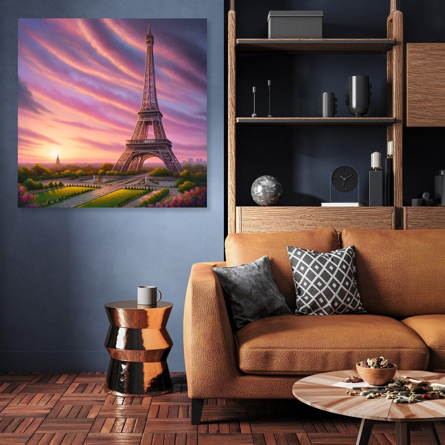 Sunset Eiffel Canvas