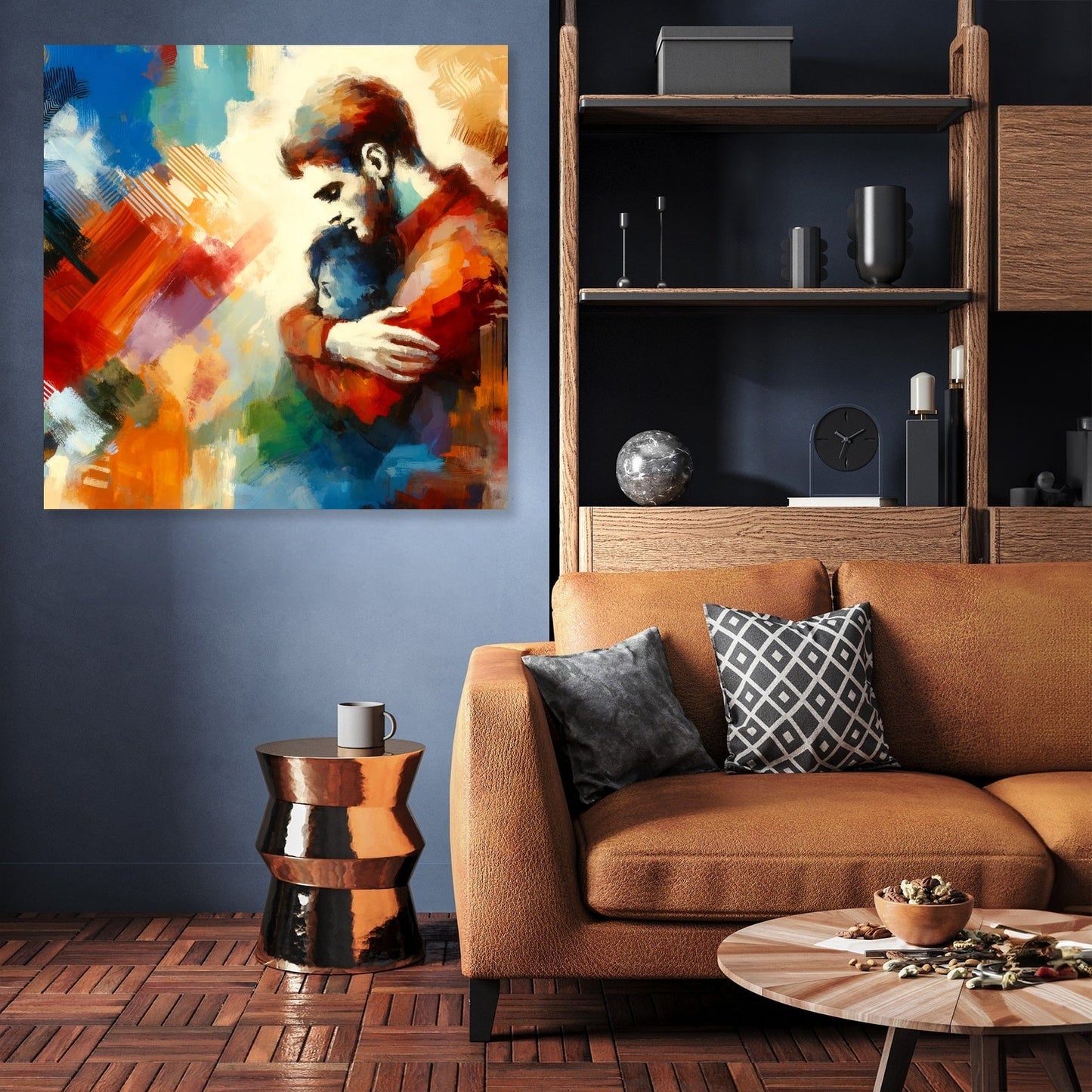 Embrace of Colours Canvas