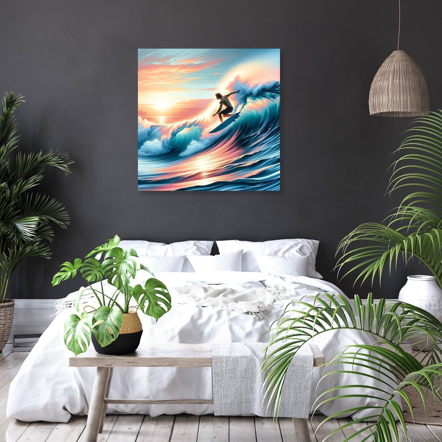 Sunrise Surf Canvas