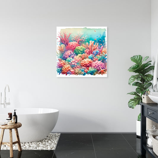 Vibrant Coral Reef Canvas