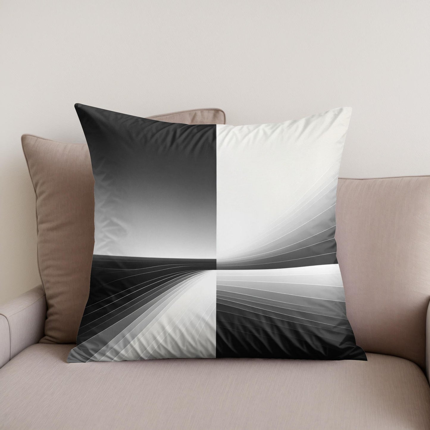 Contrasts in Harmony Cotton Cushion