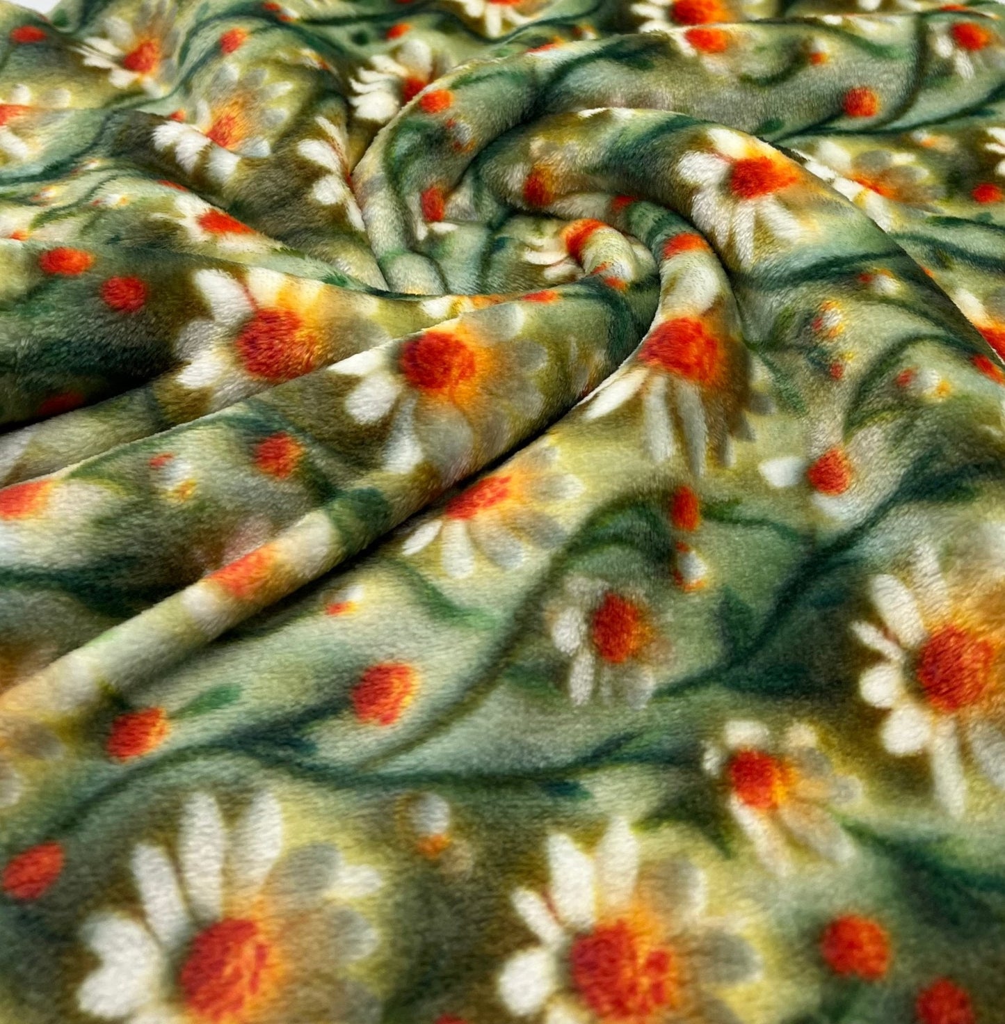 3D Daisy’s Cuddle Fleece Fabric Blanket Loungewear