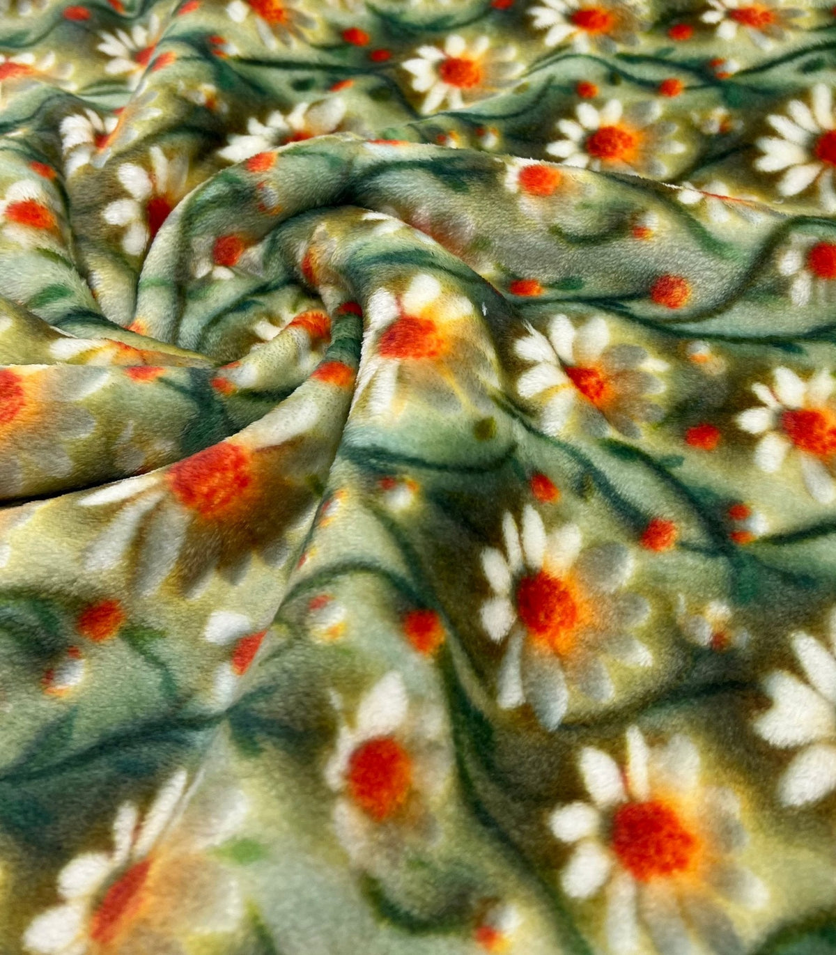 3D Daisy’s Cuddle Fleece Fabric Blanket Loungewear