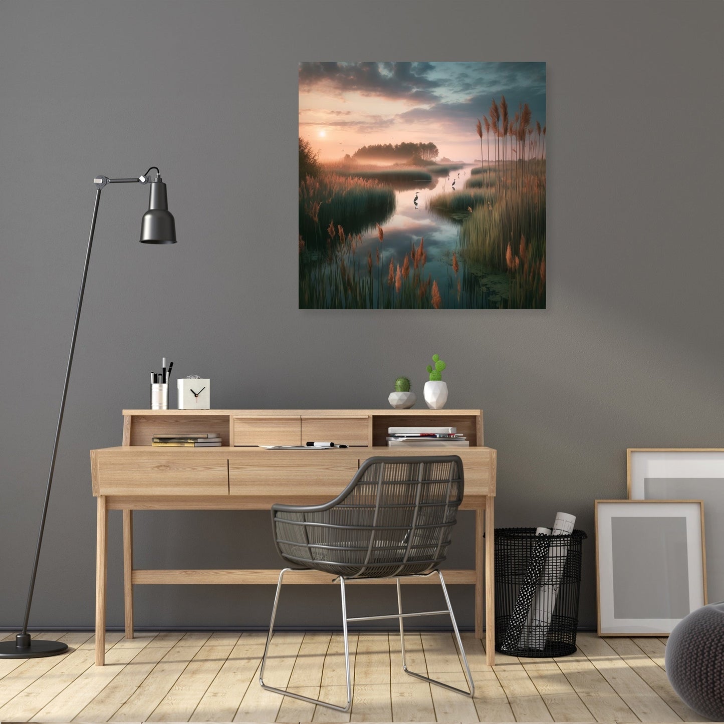 Sunrise Marsh Serenity Canvas