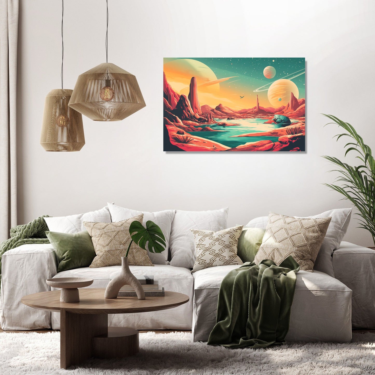 Galactic Flora Canvas