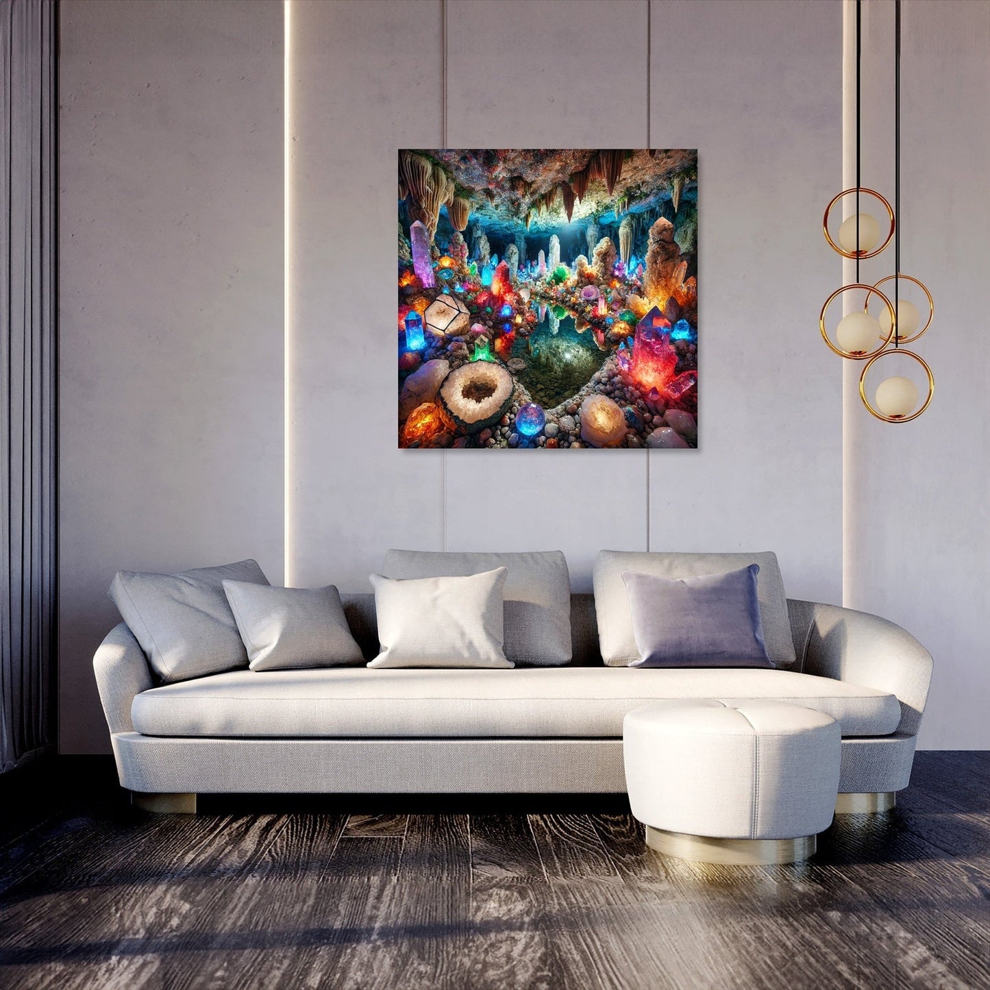Crystal Cavern Canvas