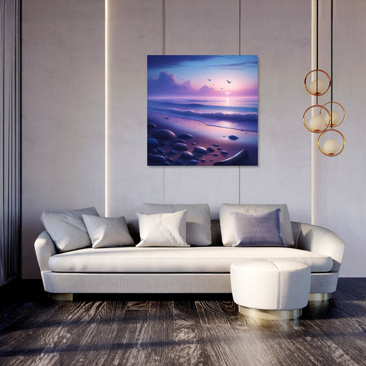 Dusk Beach Serenity Canvas