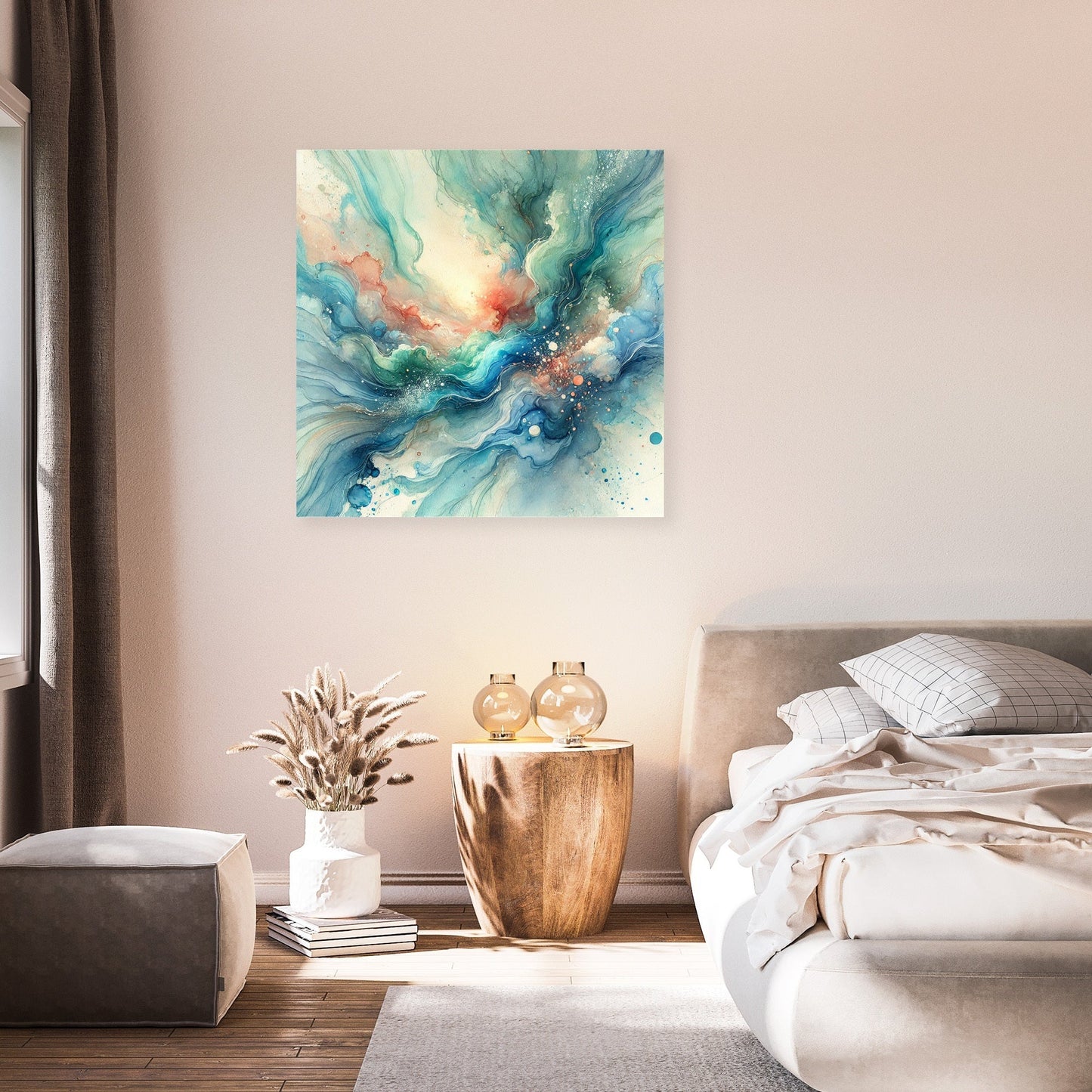 Oceanic Dream Swirl Canvas