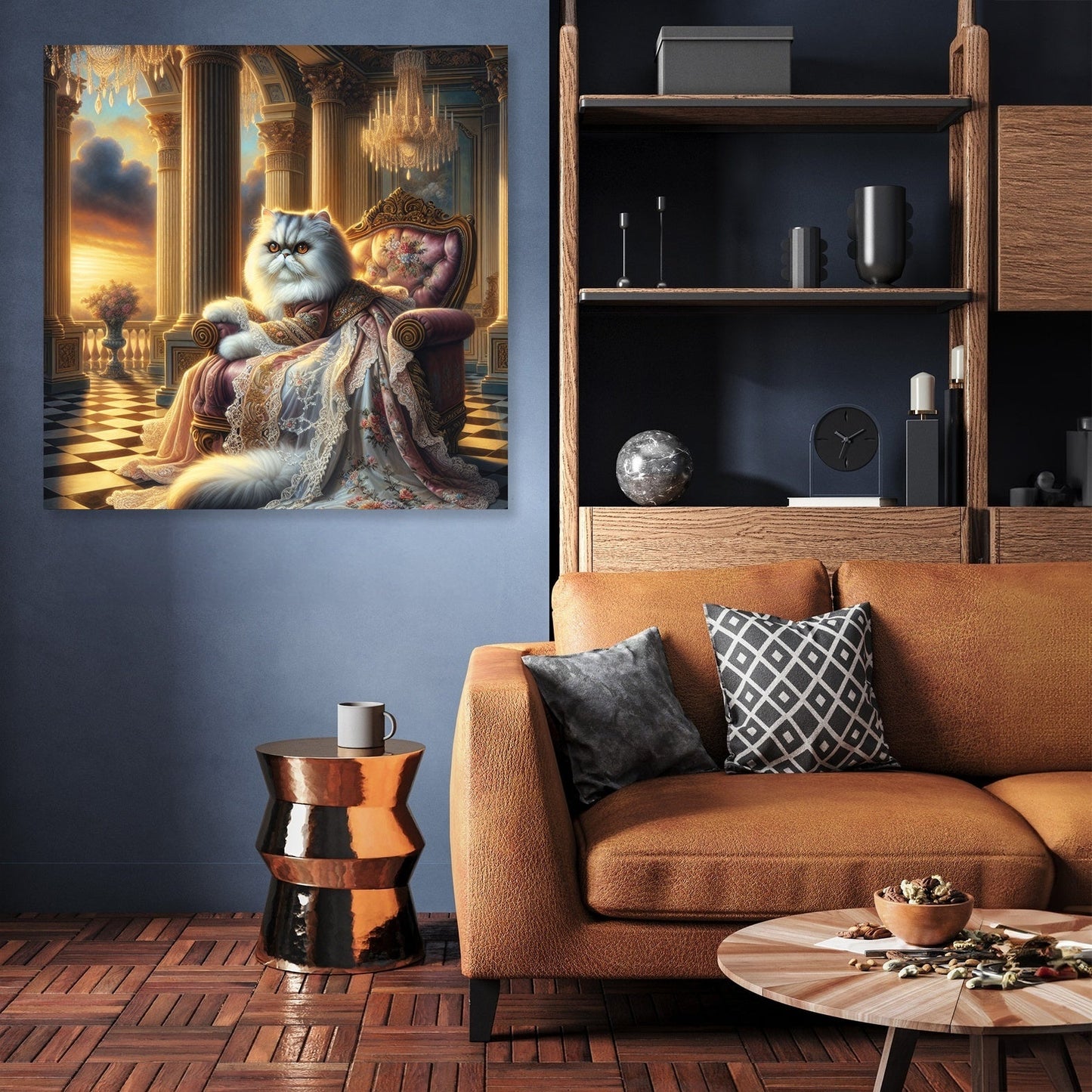 Regal Persian Throne Canvas
