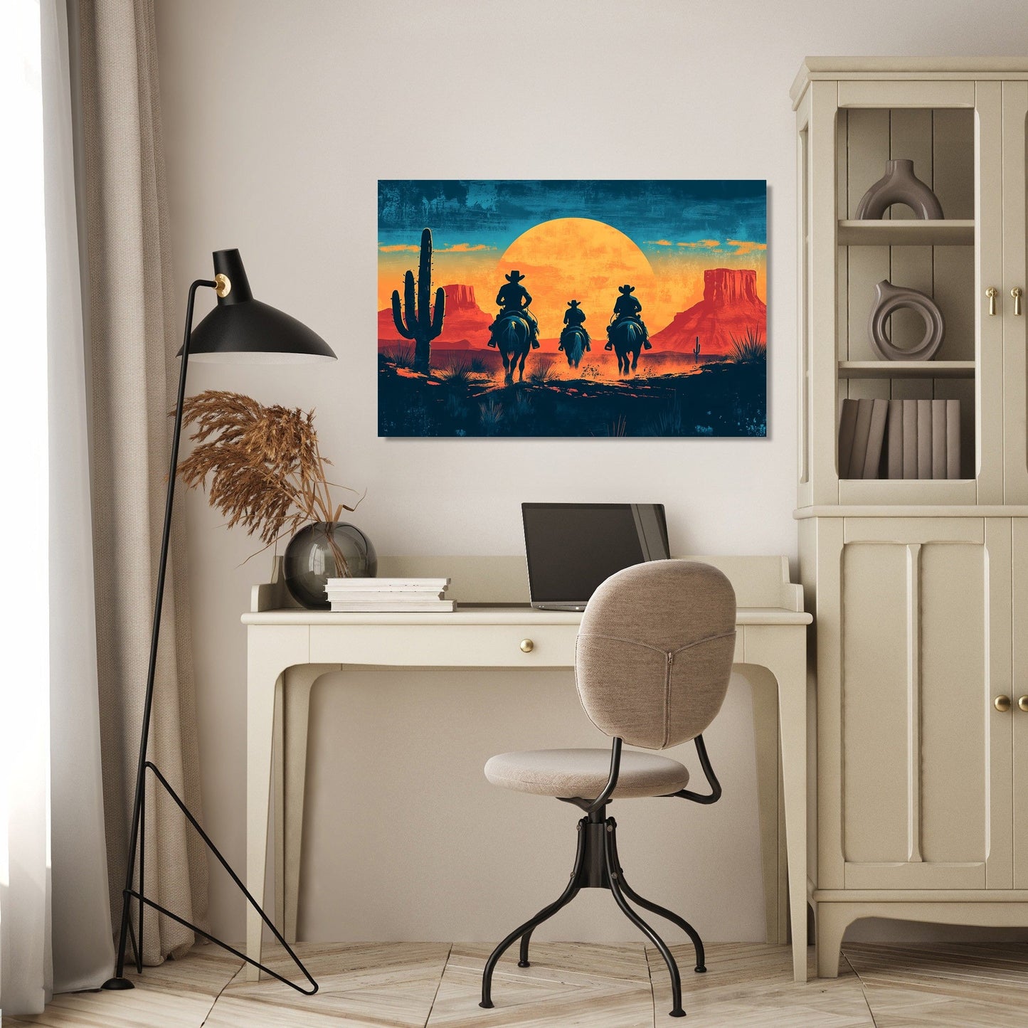 Cowboy Frontier Canvas