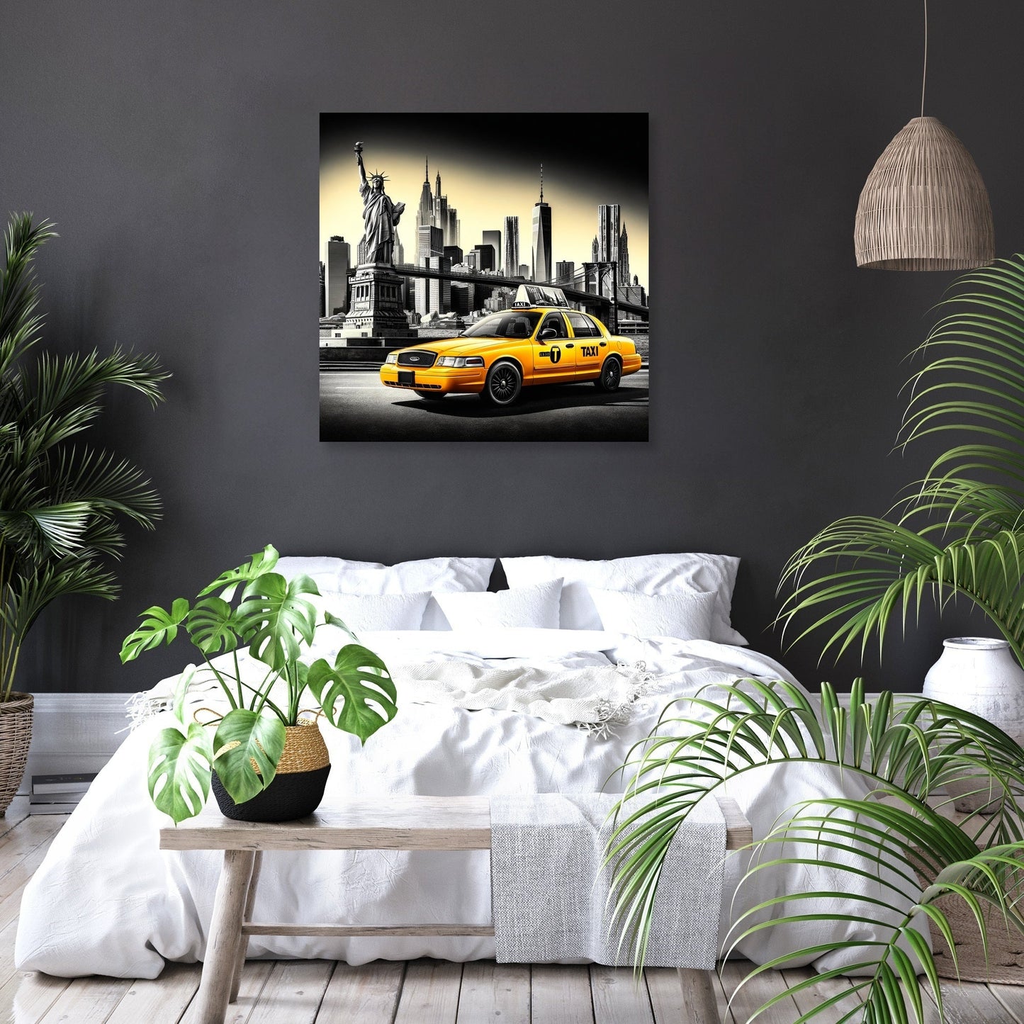 Yellow Cab in NYC Canvas