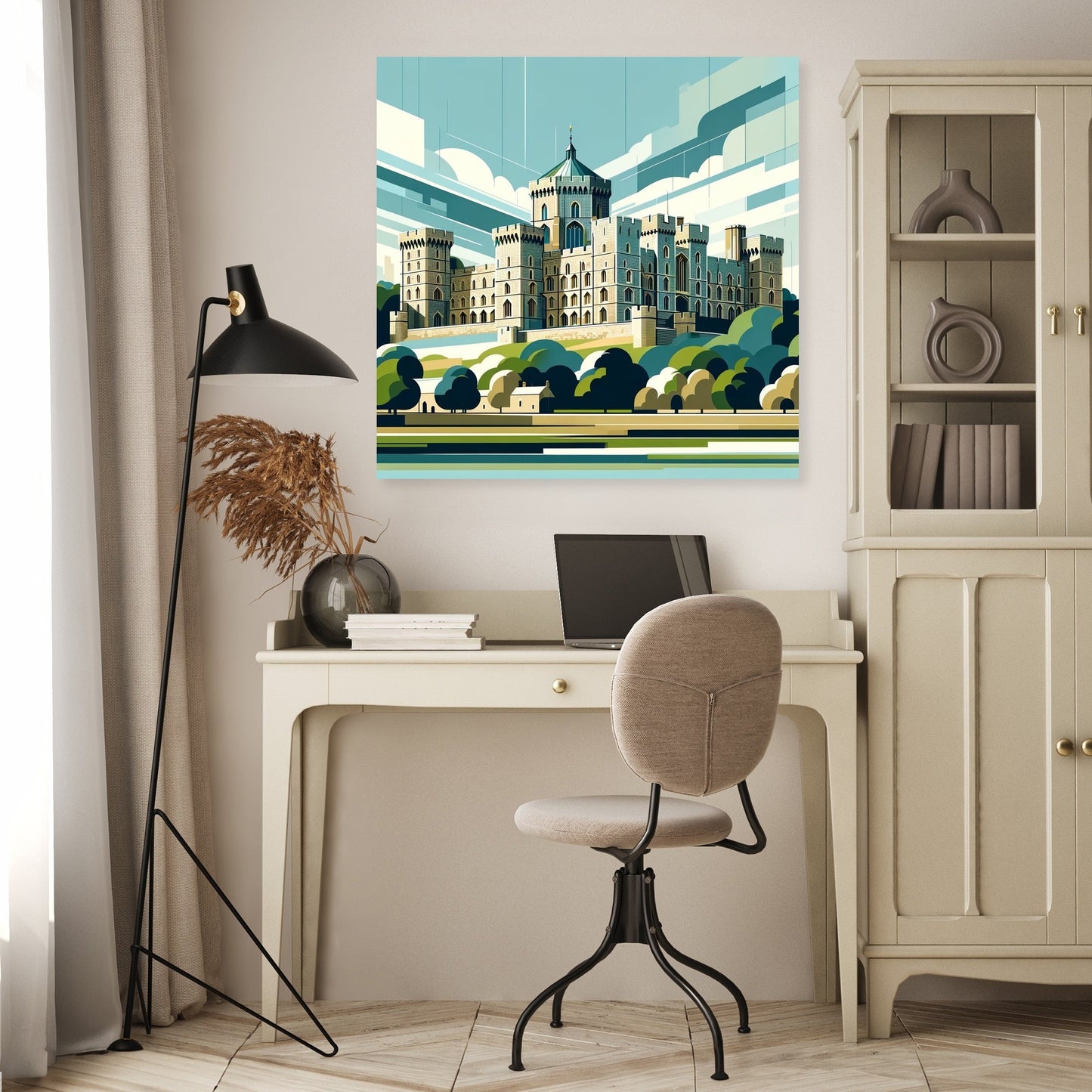 Modern Windsor Castle Canvas