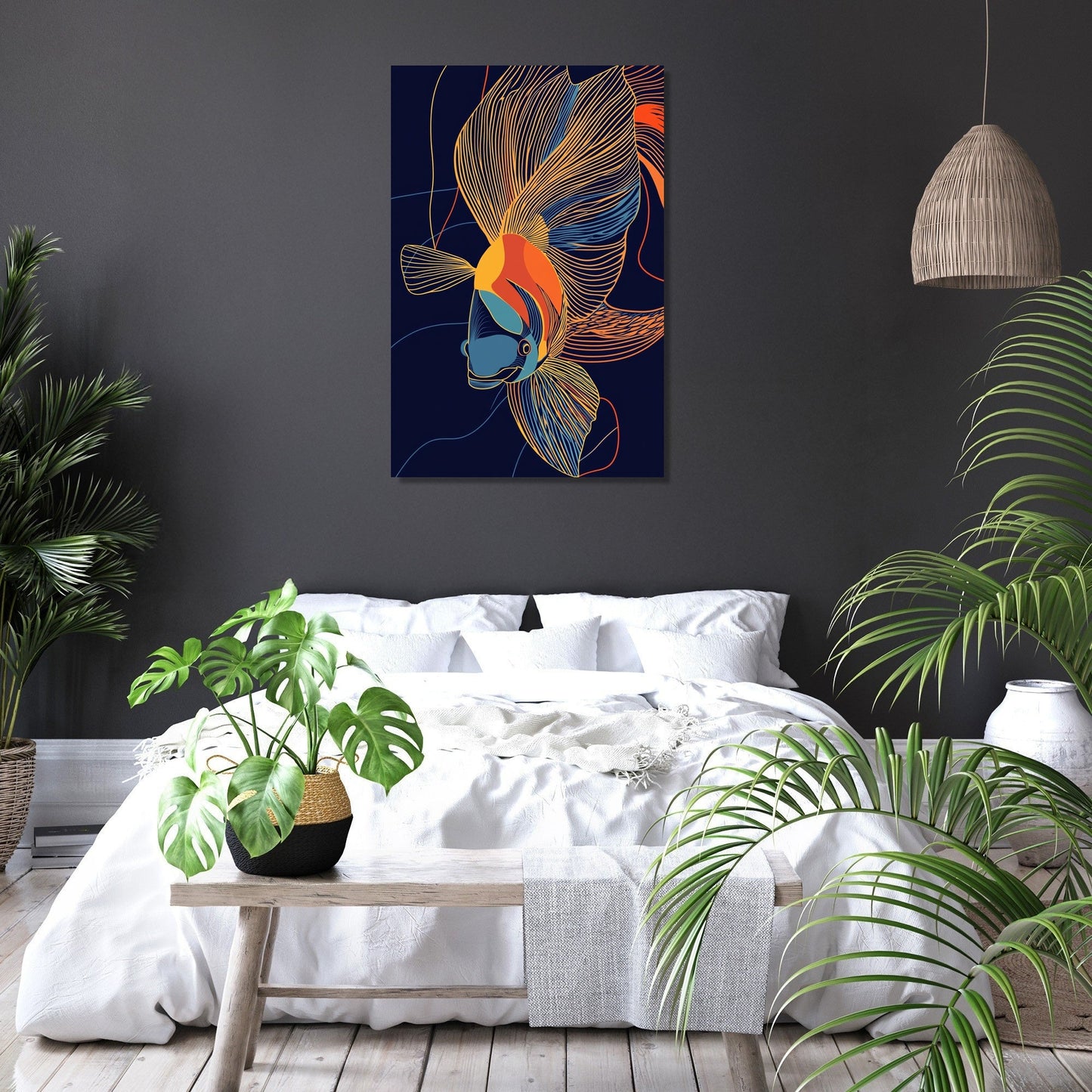 Tropical Fish Symphony Canvas