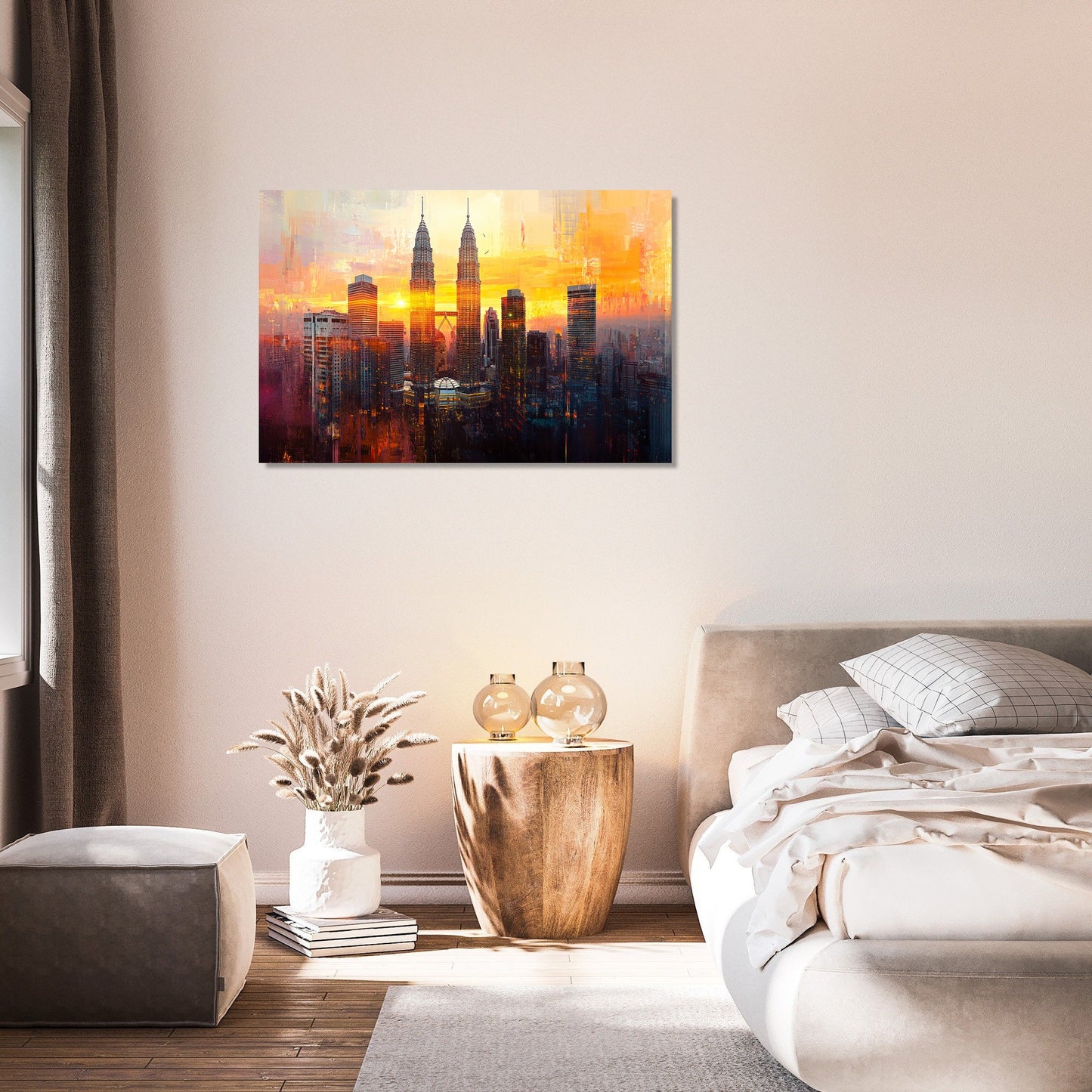 Petronas Towers Twilight Canvas