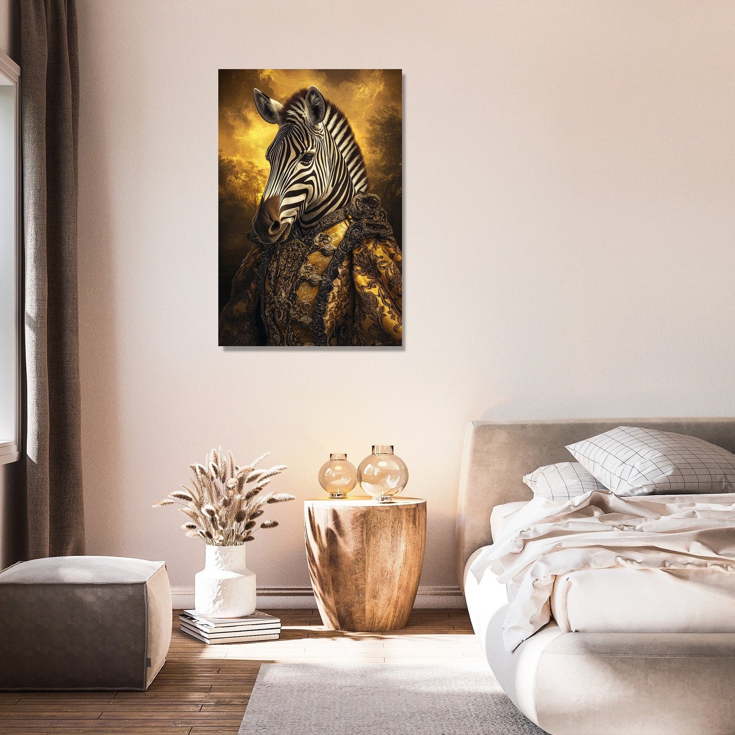 Majestic Monarch Zebra Canvas