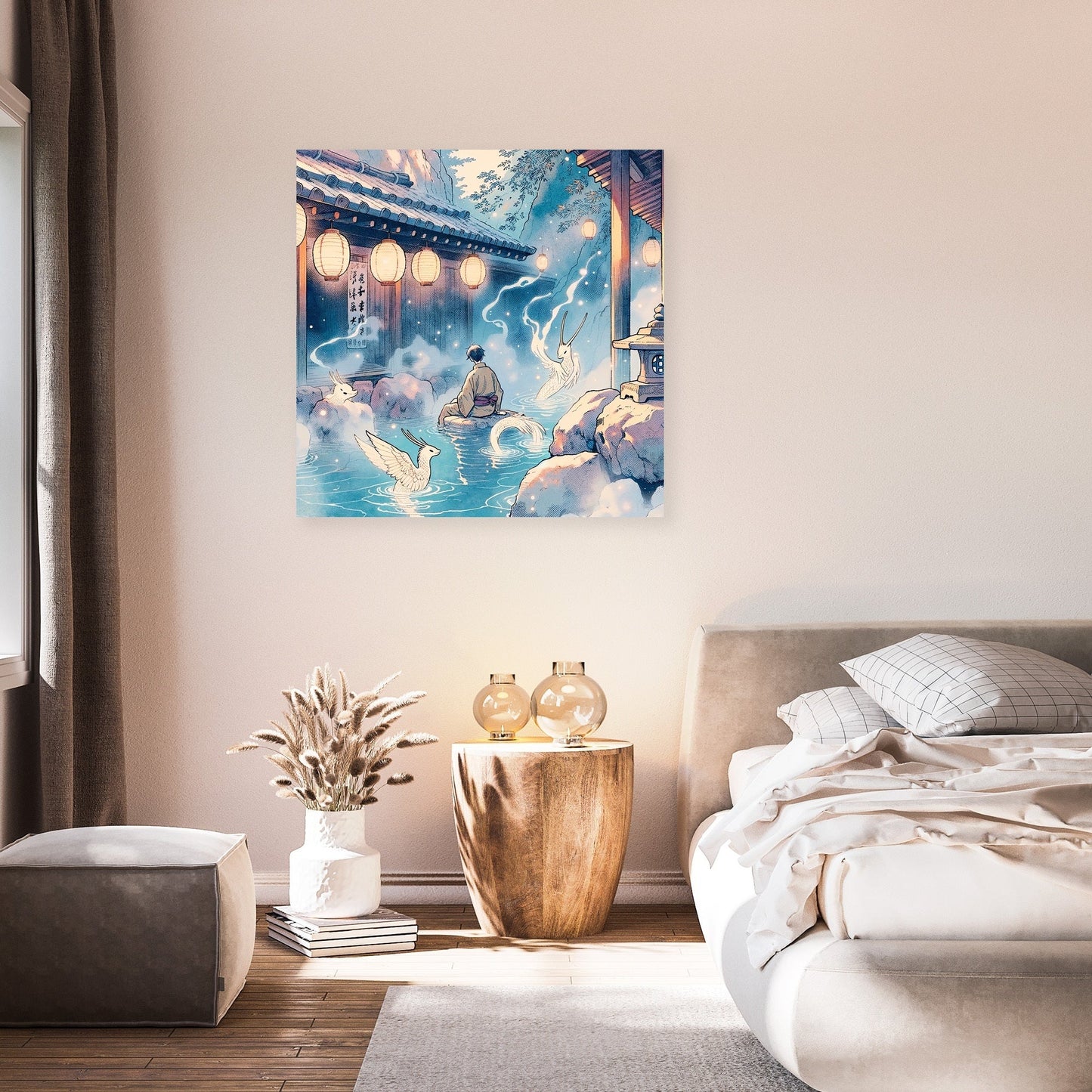 Mystic Onsen Whispers Canvas