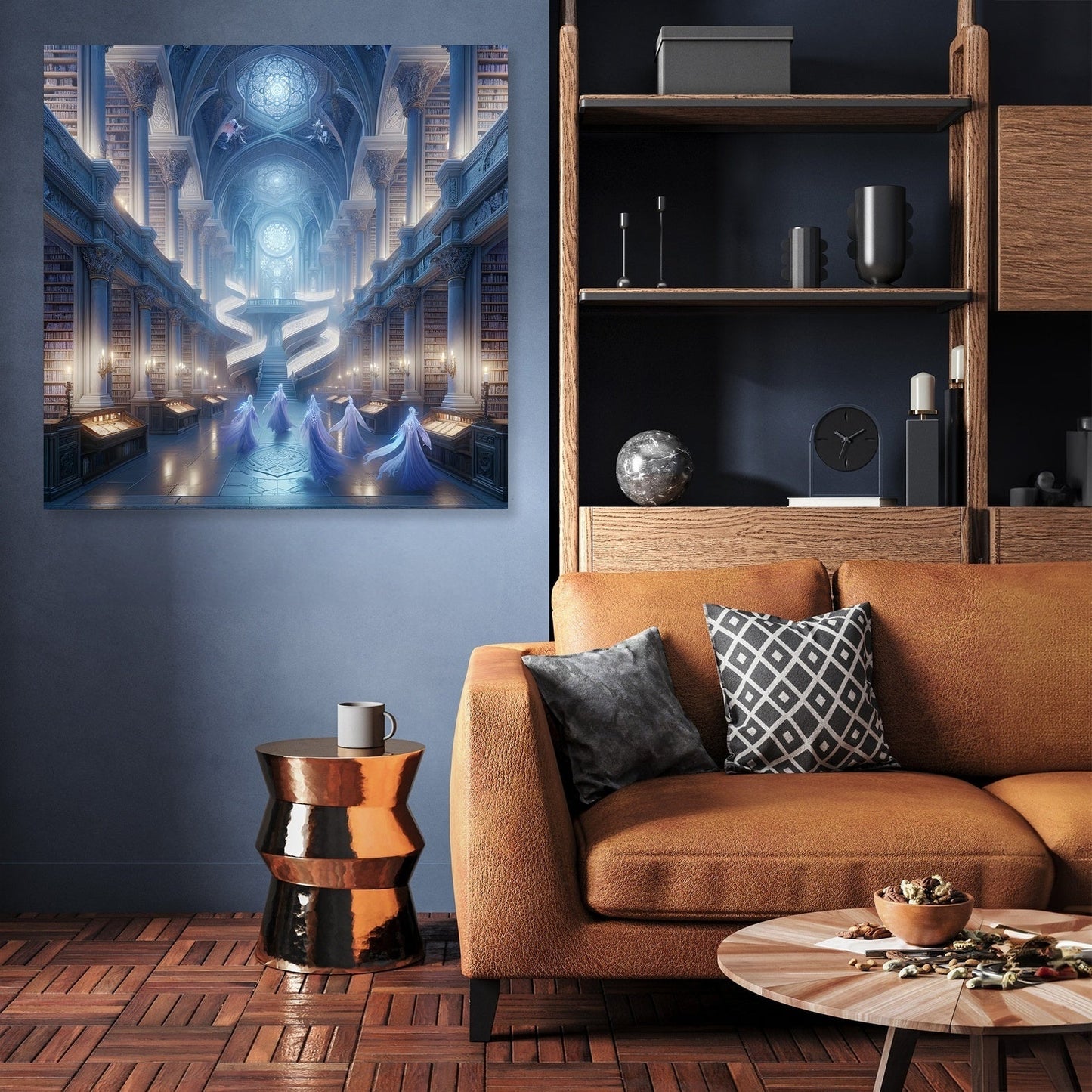 Mystic Elven Library Canvas