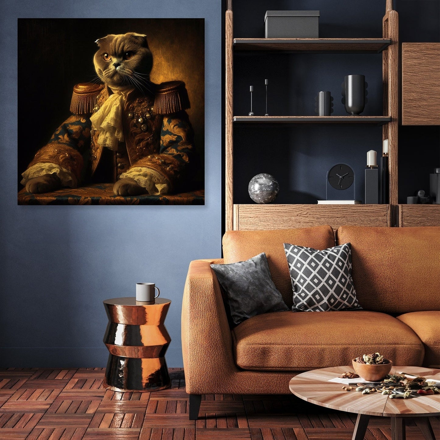 Regal Scottish Fold Majesty Canvas