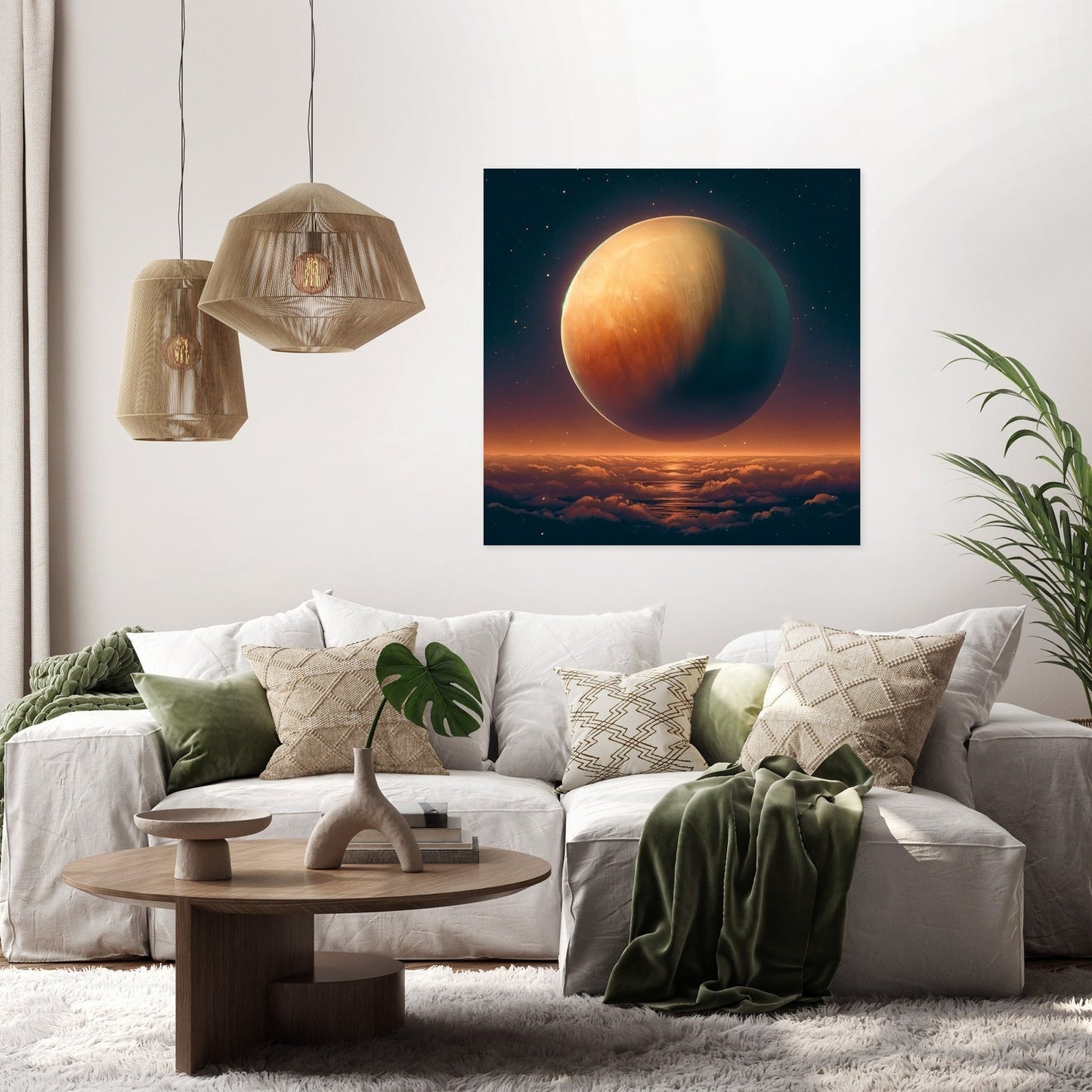 Titan's Hazy Enigma Canvas