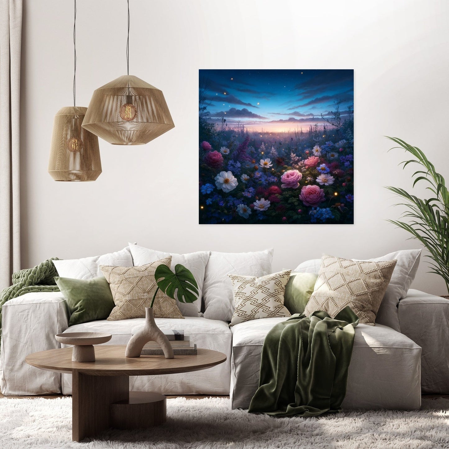 Twilight Meadows Canvas