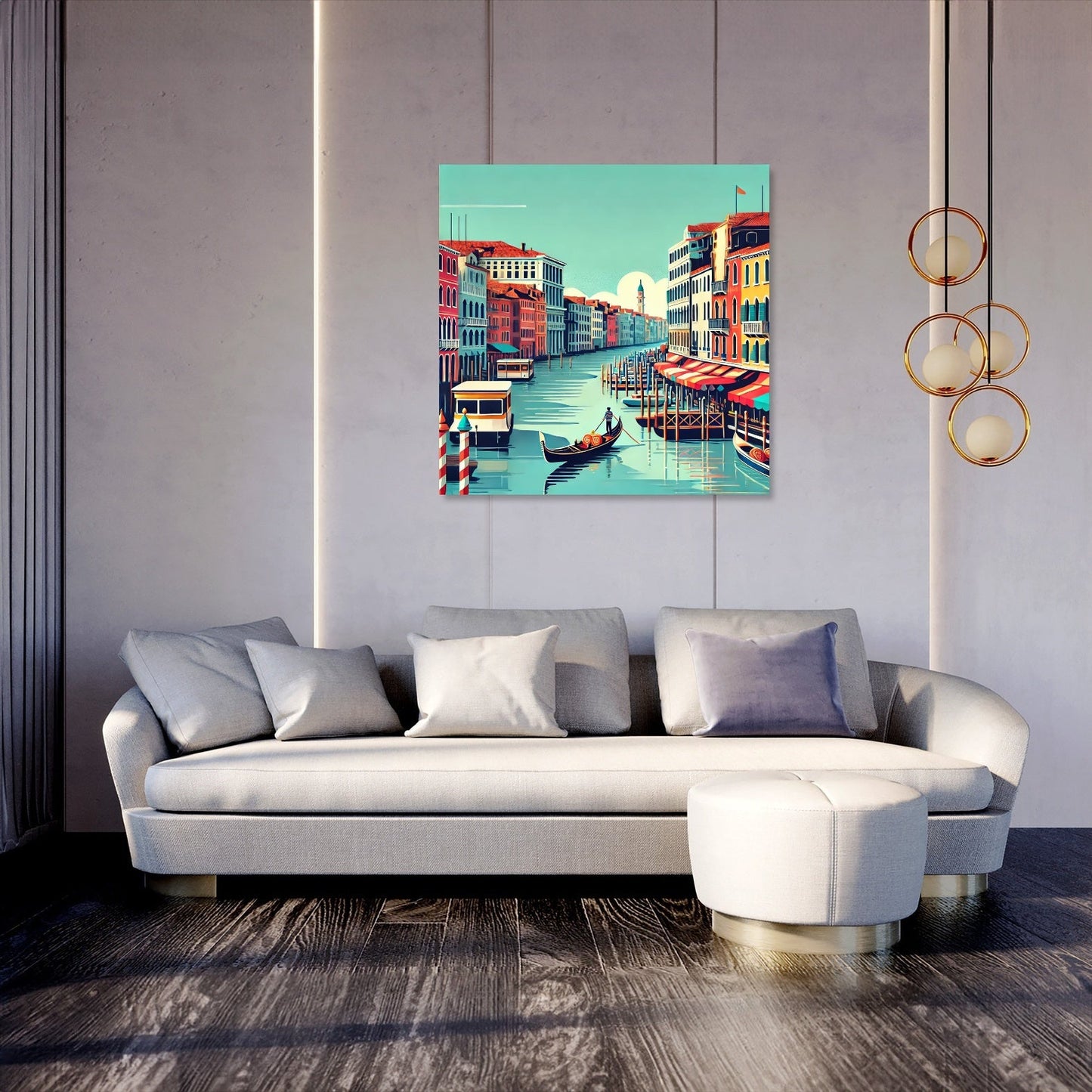 Venetian Vivid Canvas