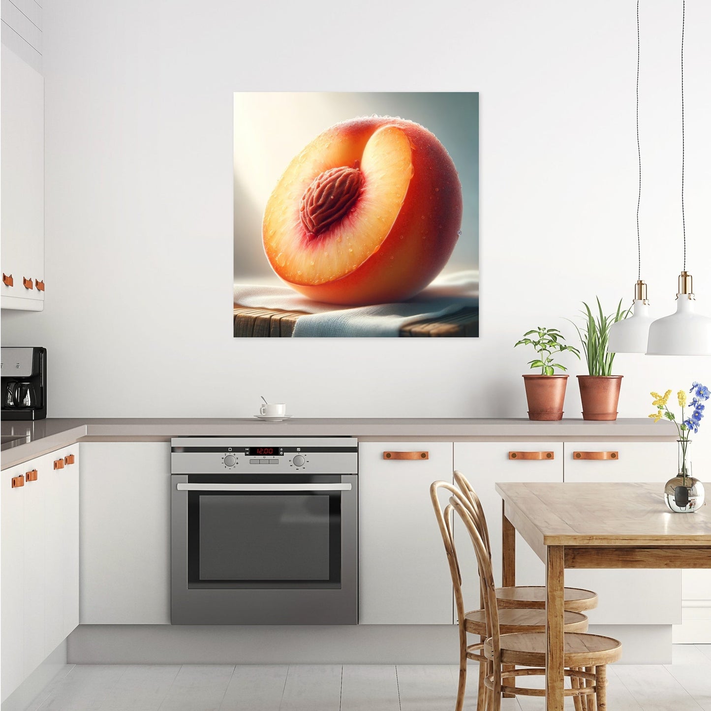 Fresh Peach Delight Canvas