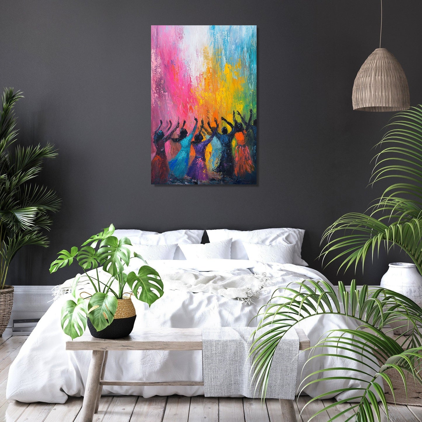 Dancing Colours Canvas