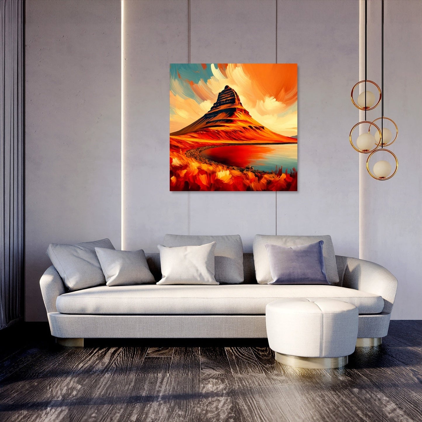 Kirkjufell Warmth Canvas
