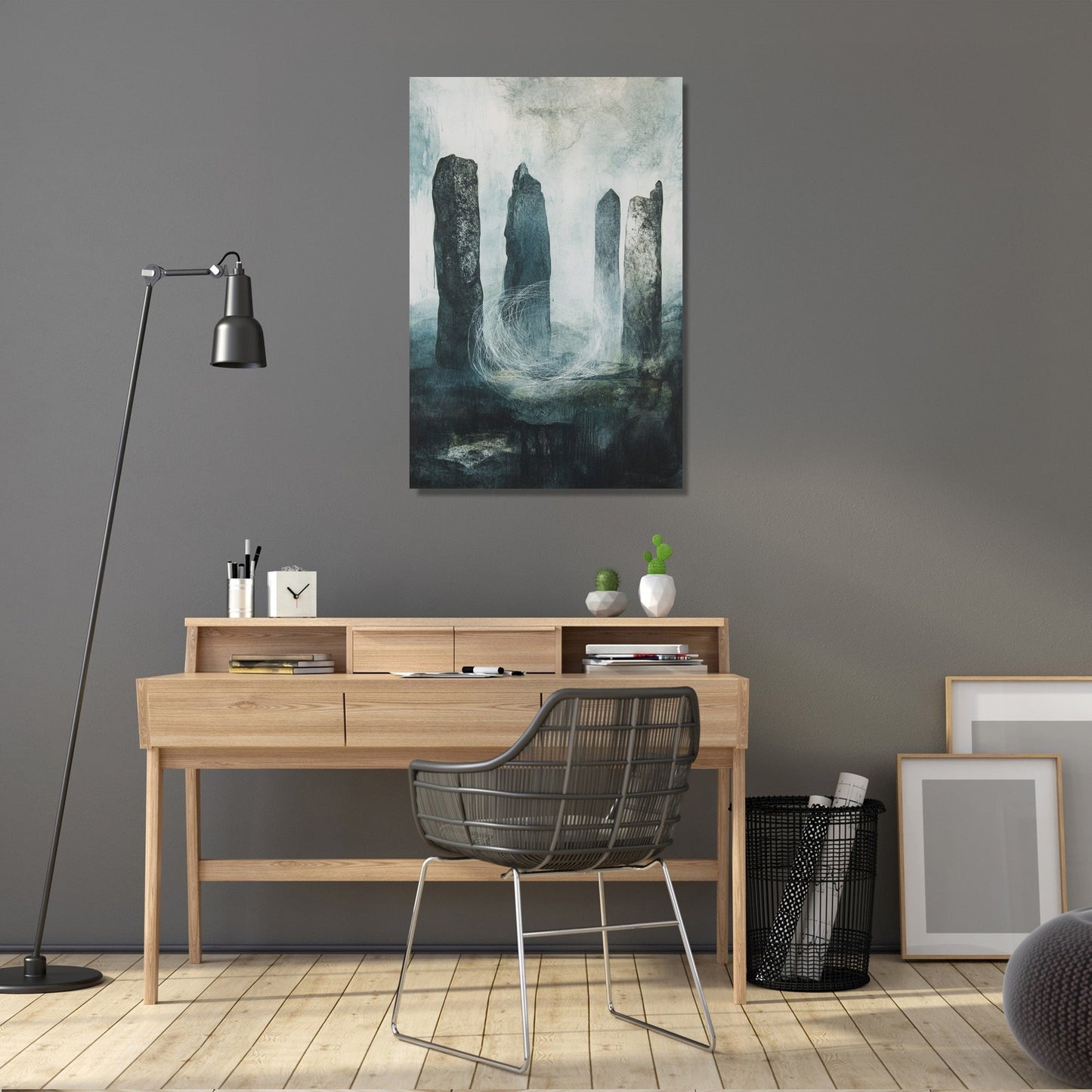 Celestial Stone Circle Canvas